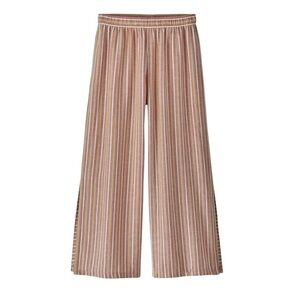 Patagonia Garden Island Striped Wide-Leg Hemp Pants S Small